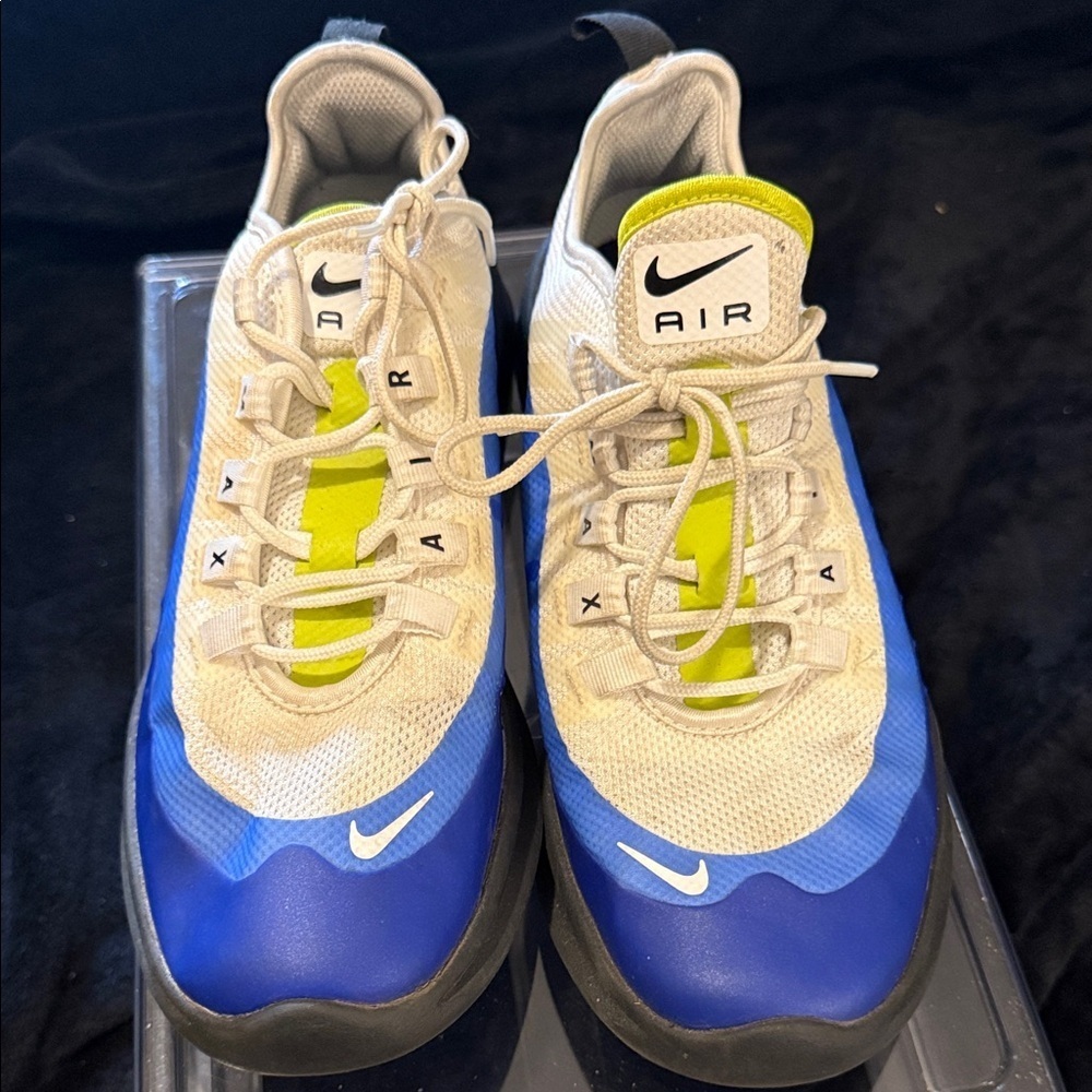 Nike Air Blue and White with Lime Accents